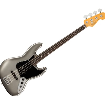 Used Fender American Professional II Jazz Bass - Mercury w/ Rosewood FB image 1