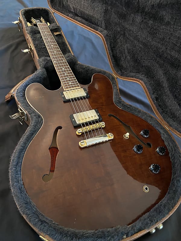 2012 Gibson Memphis ES-335 Dot Root Beer Figured Walnut