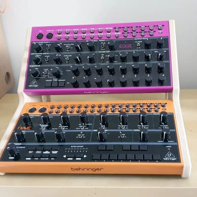 Behringer Crave, Edge & Spice - MDF Dual Stand From Synths And Wood image 3
