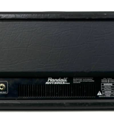 Randall RH 150 G3 Plus 150-Watt Solid State Guitar Amp Head  - Black image 4