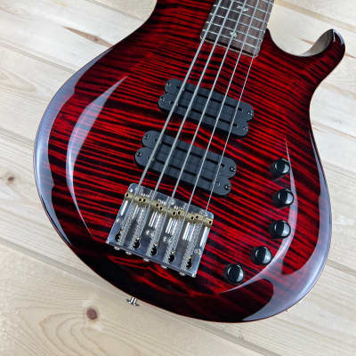 PRS Paul Reed Smith GG Gary Grainger 5 String Fire Red 10 Top NEW! #7914 image 4