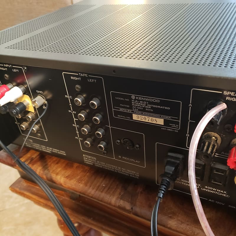 Monster Power Kenwood KA-801 High Speed DC Stereo Integrated