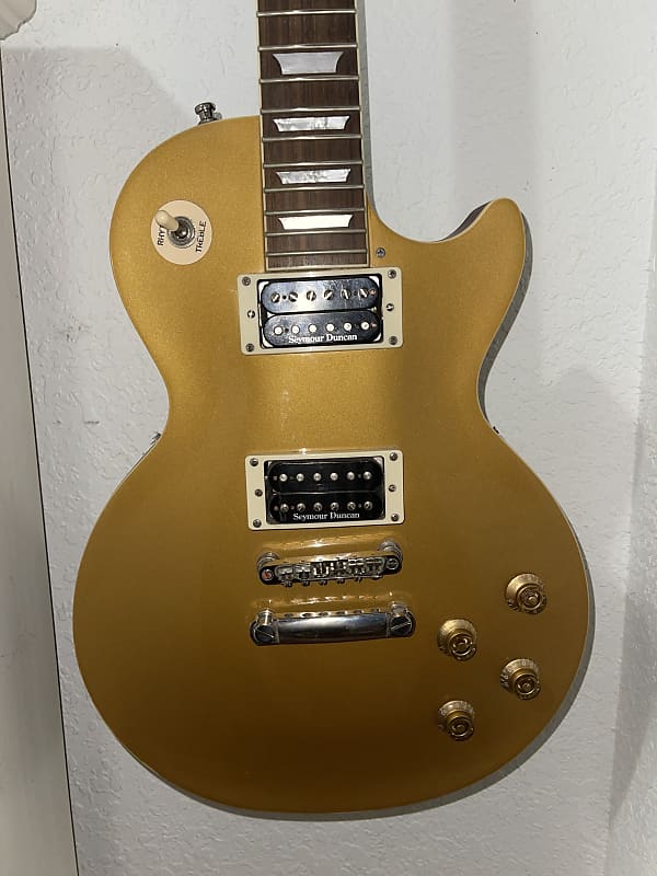 2011 Epiphone Les Paul Traditional Pro Gold Top image 1