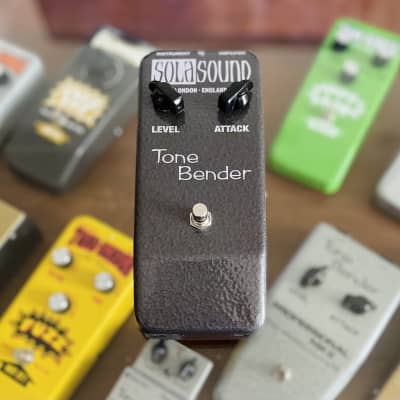 Sola Sound Yellow Early Reissue Tone Bender Fuzz NKT Hybrid | Reverb