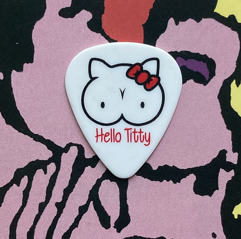 SLASH “Hello Titty” Guitar Pick from Slash 2014/2015 at the