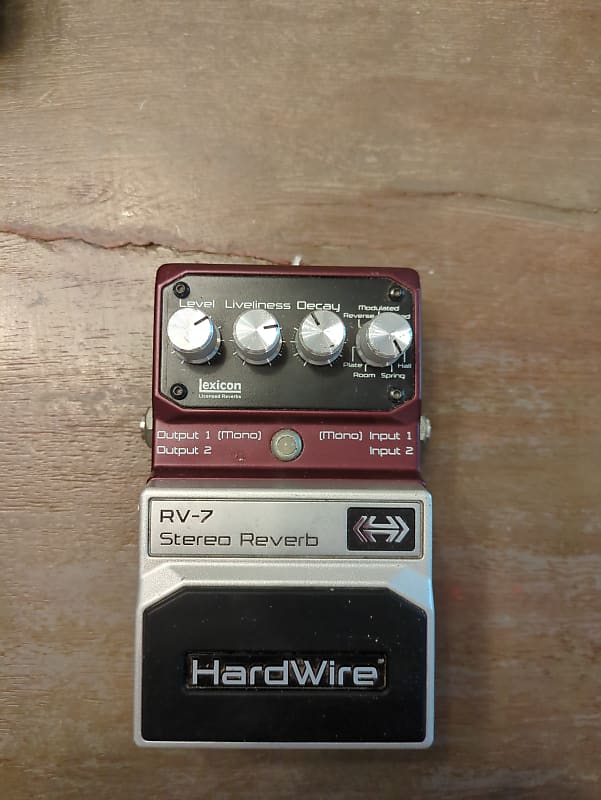 DigiTech Hardwire RV-7 Stereo Reverb