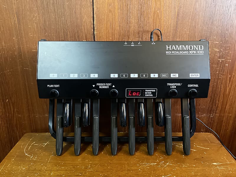 Hammond XPK-100 13-note MIDI Pedal Board for XK-2 xpk100 w/ power supply