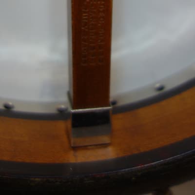 1924/1925 Vega Tubaphone Style M tenor banjo with vintage strap image 7