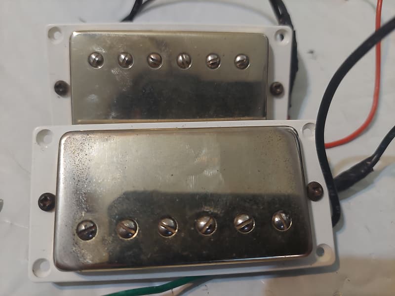 Epiphone 90's Gold PAF Humbuckers set MIK Korea off Les Paul Reverb