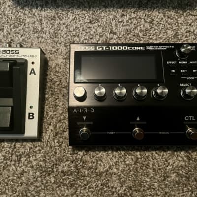 Boss GT1000 Core with FS-7 FSW | Reverb