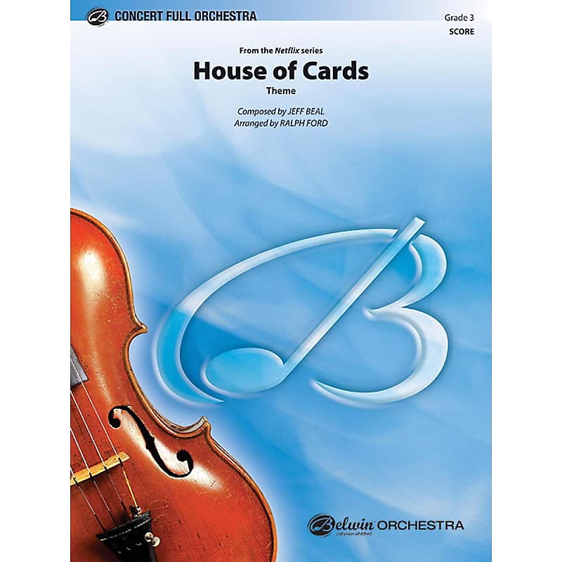 Alfred House of Cards (Theme) Full Orchestra Grade 3 Reverb