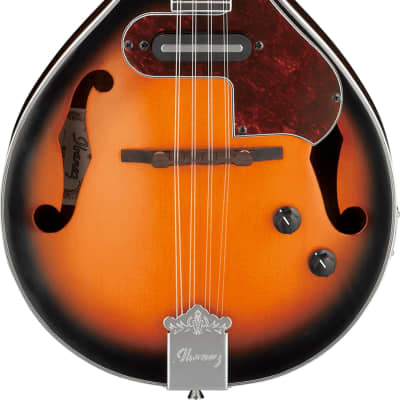 Ibanez 8 String Acoustic Electric Mandolin Brown Sunburst Finish