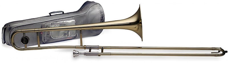 Stagg Model WS - TB225S Bb Tenor Brass Slide Trombone with Soft Case image 1