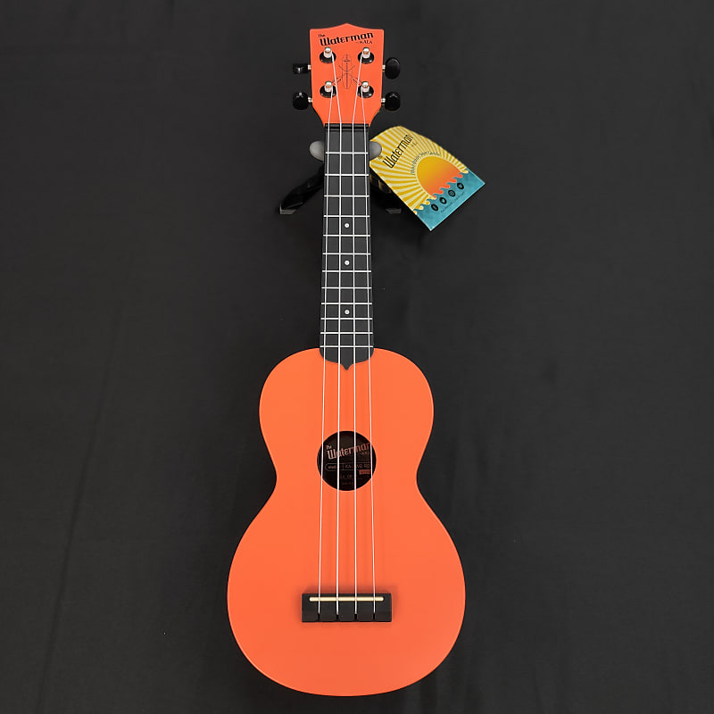 Kala KA-SWB-RD Waterman Series Soprano Ukulele - Matte Tomato Red image 1