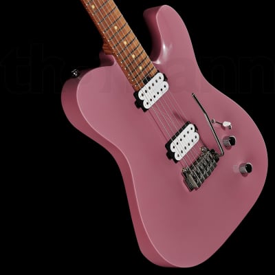 Harley Benton Fusion-T HH Roasted DP Pro Series Dark Pink image 10