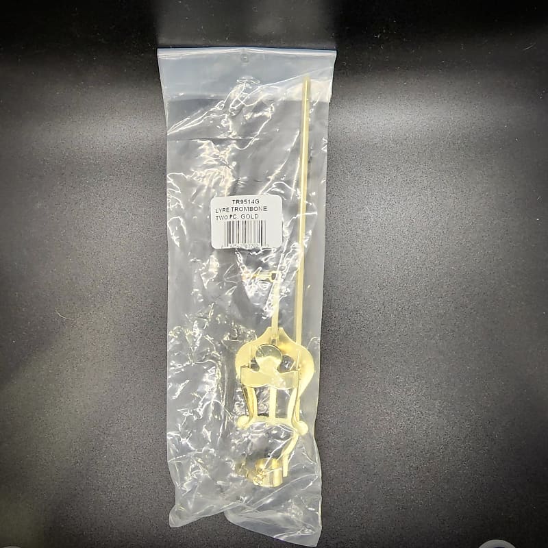 Lyre Trombone Two Pc. Gold TR9514G Reverb