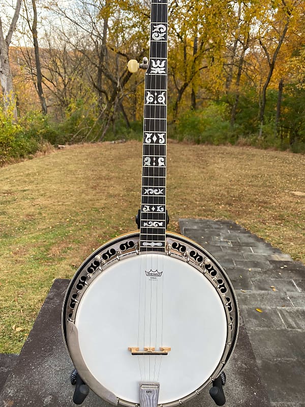 OME 5String Resonator Banjo Flamed Maple Juggernaut 1976 Reverb