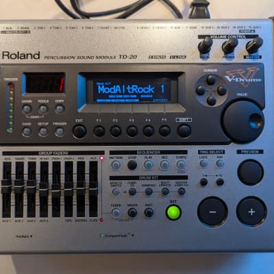 Roland TD-20 Drum Sound Module w/ LED Upgrade + Kit Expansion