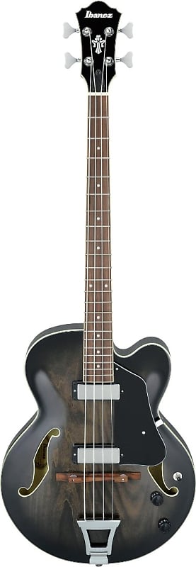 Ibanez AFB200TKS Acoustic Electric 4-String Bass, Transparent Black Sunburst image 1