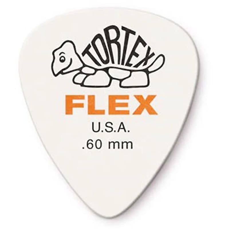 Dunlop 428P.60 Flex Standard Light .60mm Guitar Picks (12-Pack) image 1