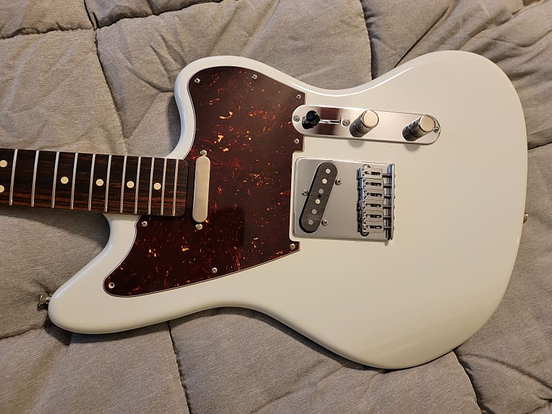 Warmoth Jazzcaster Loaded Body White | Reverb Warmoth Jazzcaster Loaded Body White | Reverb
