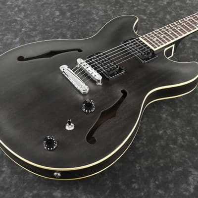 Ibanez Artcore AS53 Semi-Hollow Electric Guitar Flat Transparent Black image 16