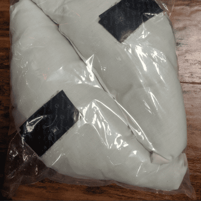 DW Packaged 2pc Bass Drum Pillow White image 1