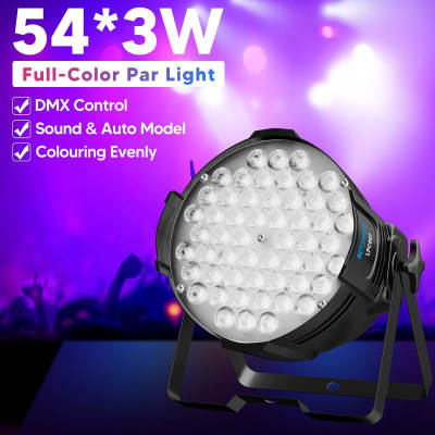 54PCS 3W RGBW LED PAR Light