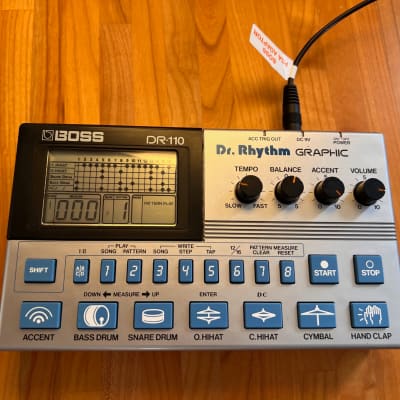 Boss DR-110 Dr. Rhythm 1980s - Silver
