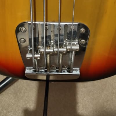 Vintage Fender Mustang Bass 1974 Sunburst image 3