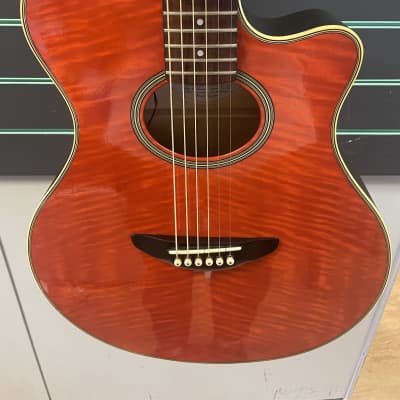 YAMAHA APX-SPLI シースルーレッド　エレアコ ☆YAMAHA☆APX-SPLI シースルーレッド エレアコ☆