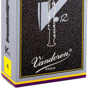 Vandoren SR604 V12 Series Soprano Saxophone Reeds - Strength 4 (Box of 10)