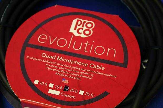 ProCo EVLMCN-20 XLR Evolution Microphone Cable - 20' image 1