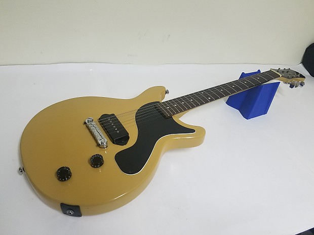 ギター Epiphone Les Paul Junior DC Epiphone Les Paul Junior DC Lefty 2001 Tv Yellow Guitar For