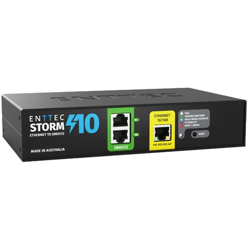 Enttec Storm 10 10-port Ethernet to DMX Interface | Reverb
