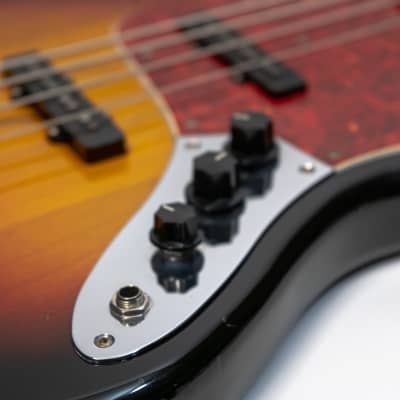 1999-2002 Fender JB-62 Jazz Bass Reissue - CIJ - Sunburst image 13
