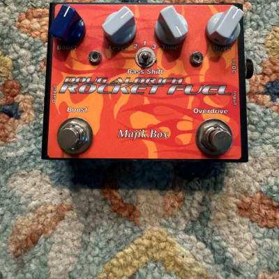 Majik Box Doug Aldrich Rocket Fuel Overdrive Boost pedal. Rare and  incredible. | Reverb