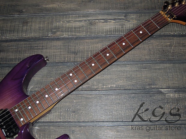Charvel CDS-075 1993-1994 See Through Purple Sunburst Charvel CDS-075 1993-1994 See Through Purple Sunburst