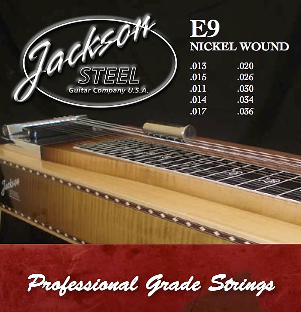 Jackson Steel Guitar Strings for Pedal Steel Reverb