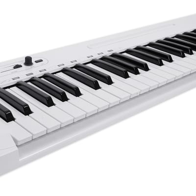 Samson Carbon 61 Key USB MIDI DJ Keyboard Controller+Dual Shelf Studio Stand image 15