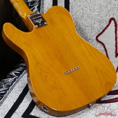 Fender Custom Shop Ltd Knotty Pine Telecaster Thinline Hand-Wound Pickups Aged Natural image 12