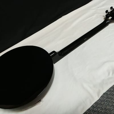 DEAN Backwoods 6 BLACK Chrome ELECTRIC 6-string BANJITAR banjo GUITAR new w/ Light Case image 5