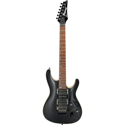 Ibanez S-Series Standard S570AHSWK electric guitar in Silver Wave Black image 1