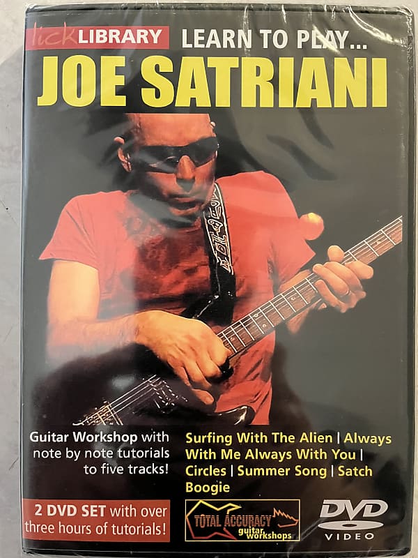 Lick Library Learn to Play Joe Satriani DVD image 1