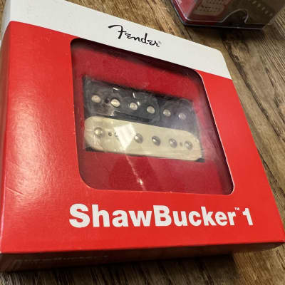 Fender Tim Shaw Shawbucker 1 Zebra Pickup image 1