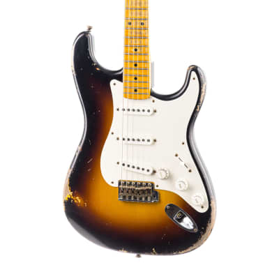 Fender Custom Shop Masterbuilt Todd Krause 1956 Stratocaster Heavy Relic - Wide 2 Tone Sunburst (583) image 5