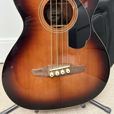 Fender Kingman Bass Acoustic Bass Guitar with Walnut Fingerboard - Shaded Edge Burst image 2