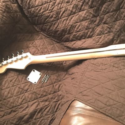 2013,Squier By Fender Bullet Electric Guitar Neck with/Tuners/Neck Plate&Screws,Clean. image 6