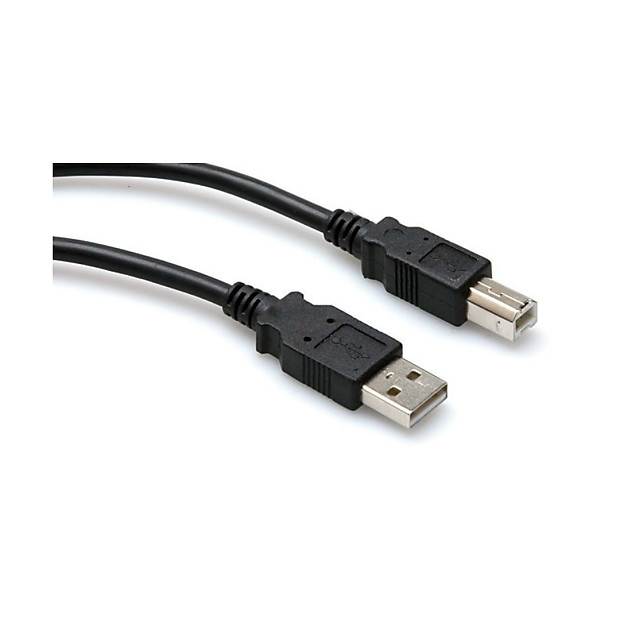 Hosa USBAB15 USB-215AB USB Cable Type A to Type B - 15' image 1