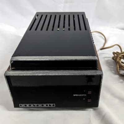 RARE Vintage Heathkit Power Amplifier AA-1506 Black/Woodgrain 1975